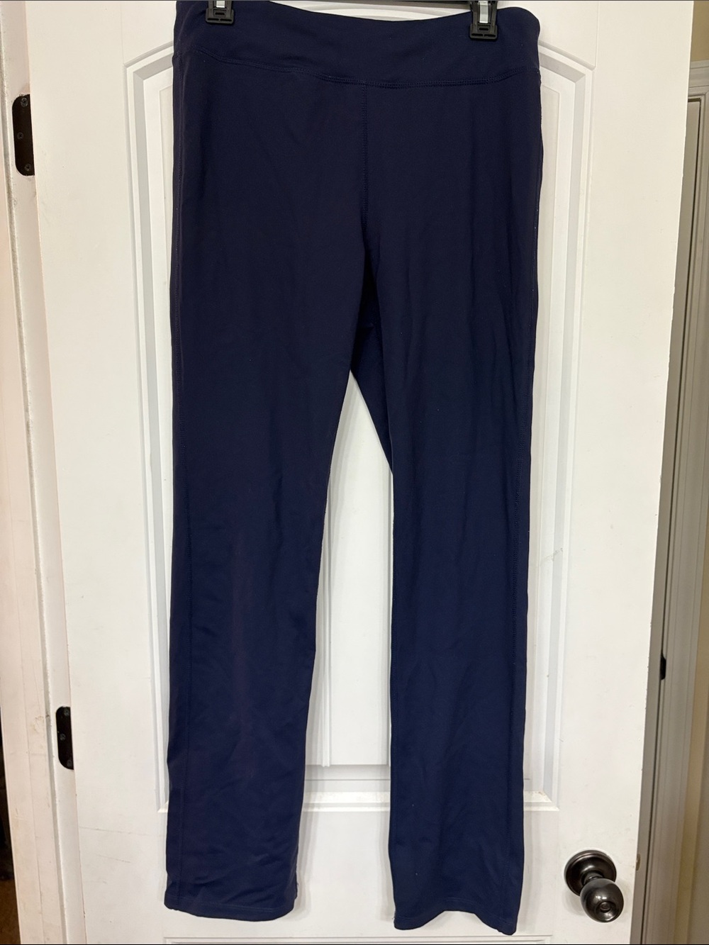 Women’s Navy Blue Straight Leg Yogipace Pants size Large